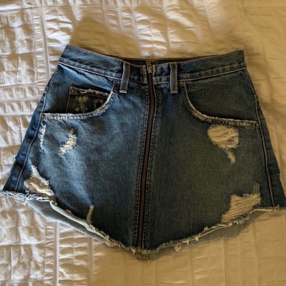 Carmar denim skirt